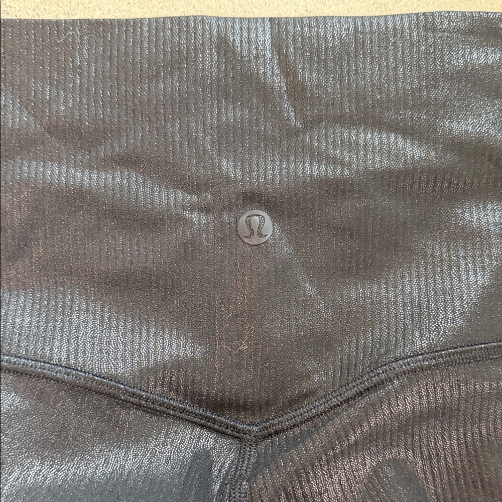 lululemon athletica Black Textured High-Rise Leggings - Picture 3 of 5